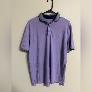 Grayson Golf Cherokee Polo Shirt Mens Size Large Golf Purple Short Sleeve
